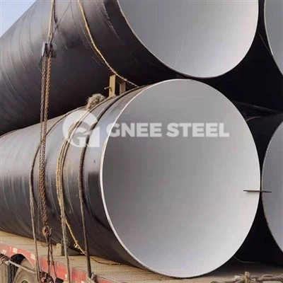 IPN8710 3PE Daha Büyük Çaplı Korozyon Önleyici Spiral Çelik Boru